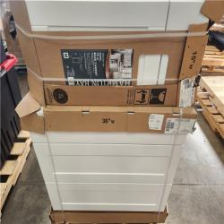 Phoenix NEW Hampton Bay Shaker Assembled Cabinet in Satin White Pallet (4-Cabinets)