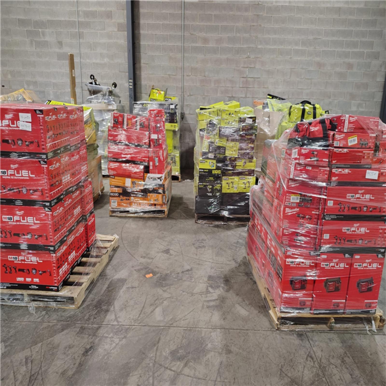 Pittston Location As-Is Power Tools Partial Truckload (10 pallets) 4475-A