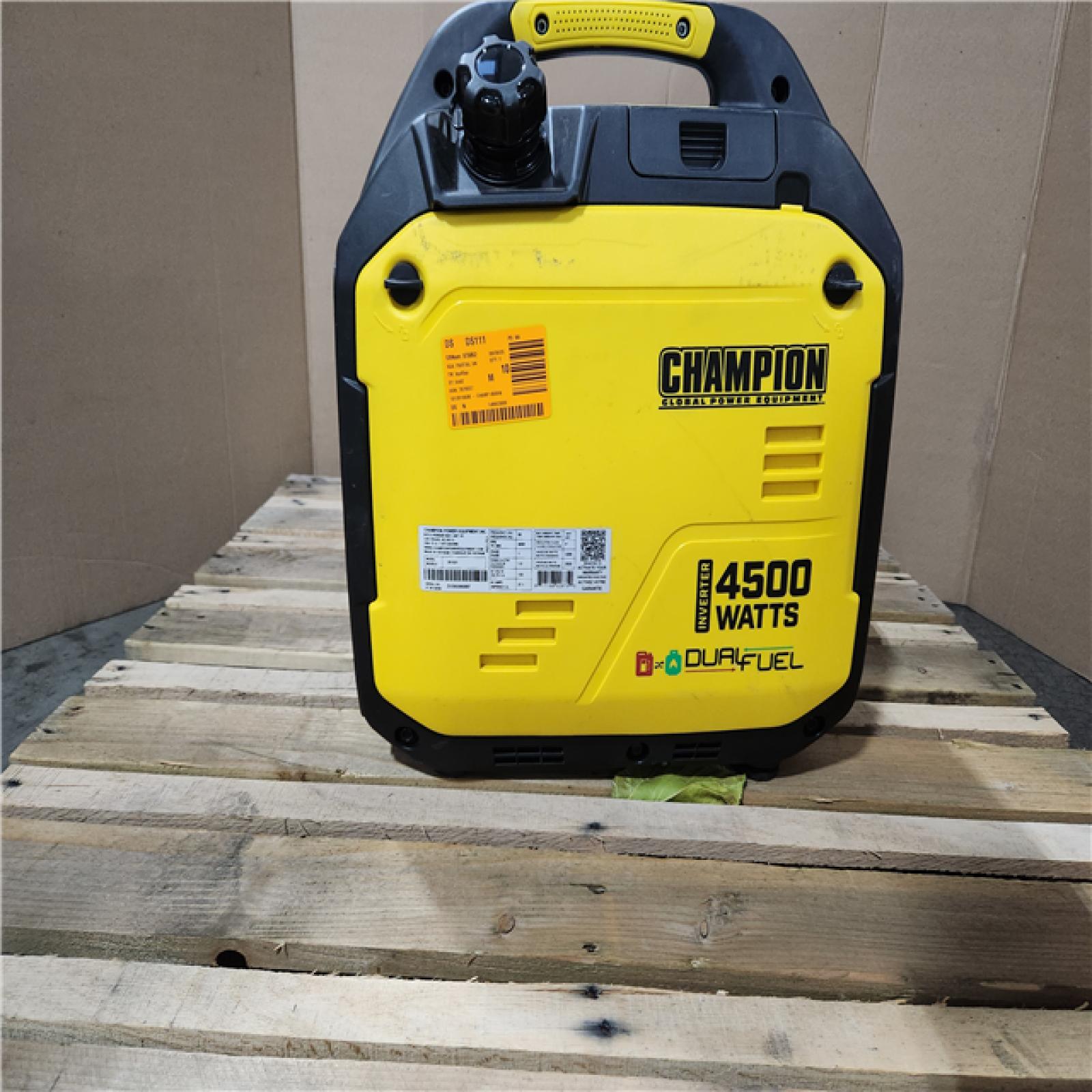 California as-is power equipment pallet
