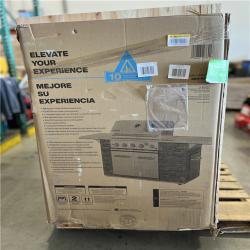 DALLAS LOCATION - AS-IS SPIRE 5-Burner Built-In Propane Gas Stone Island Grill in Terra Rosa