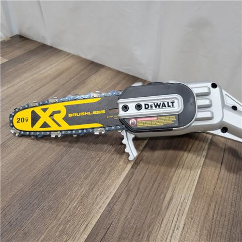 AS-IS   DEWALT 20V MAX 8in. Brushless Cordless Battery Powered Pole Saw (Tool Only)