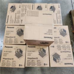 Phoenix NEW Panasonic WhisperSense DC Fan with Motion and Humidity Sensors Delay Timer and Pick-A-Flow Speed Selector 50  80 or 110 CFM Pallet of 11 (SEALED)