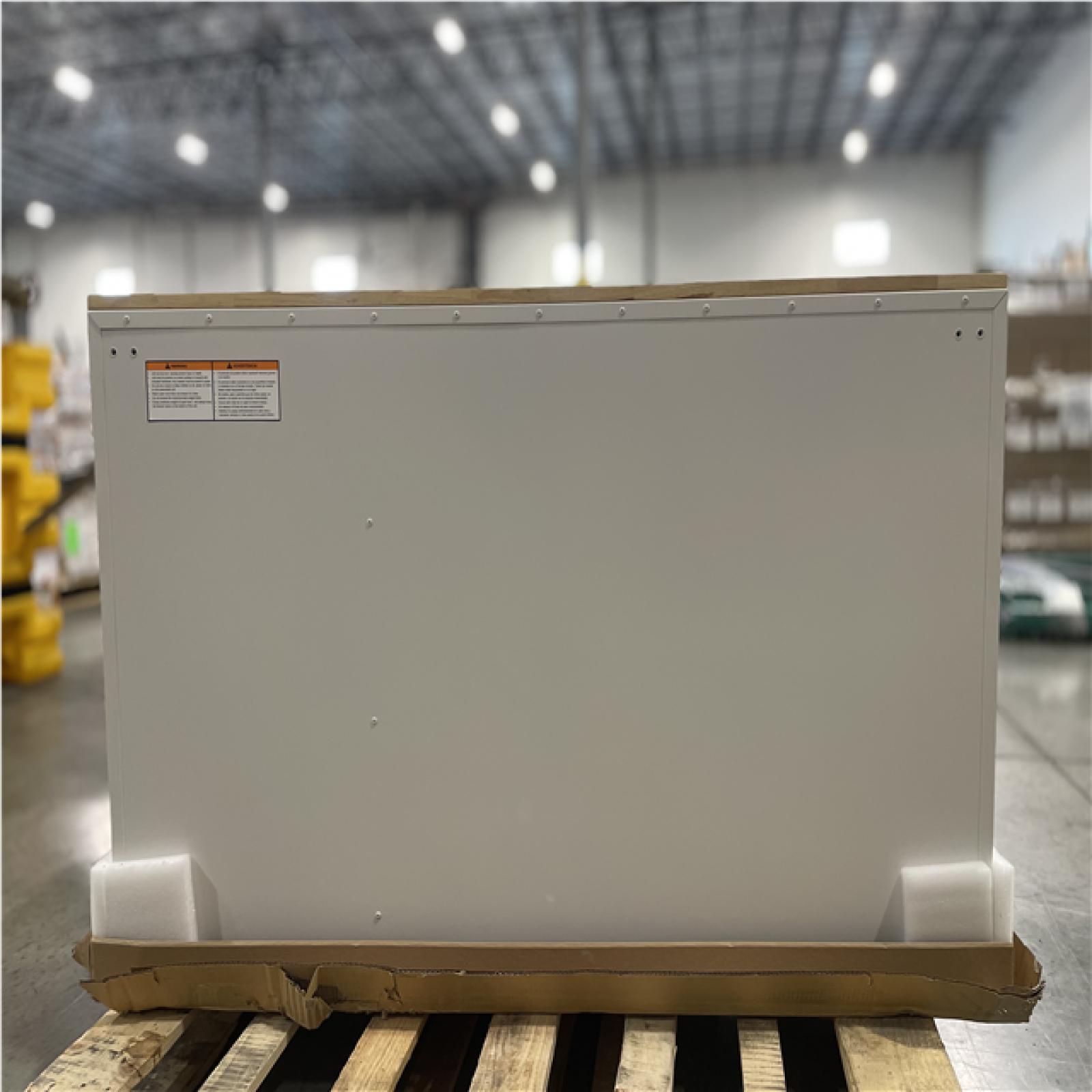 DALLAS LOCATION- AS-IS HUSKY Standard-Duty 52 in. W 10-Drawer Matte White/Carbon Fiber Trim/WoodTop Mobile Workbench Cabinet