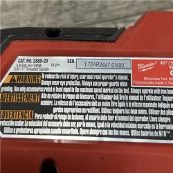 AS-IS Milwaukee FUEL 18V Lithium-Ion Brushless Cordless 4-1/2 in./5 in. Grinder with Variable Speed & Paddle Switch (Tool-Only)