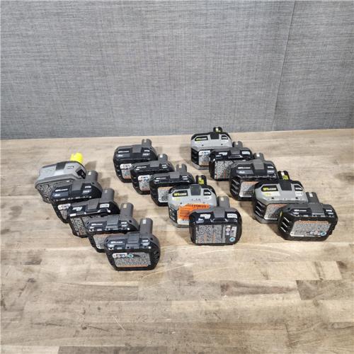HOUSTON LOCATION - AS-IS RYOBI BATTERY PACK QTY - 15