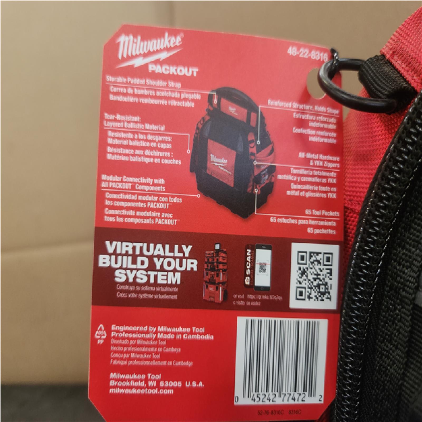 Phoenix LIKE NEW Milwaukee PACKOUT 15 in. Structured Tool Bag