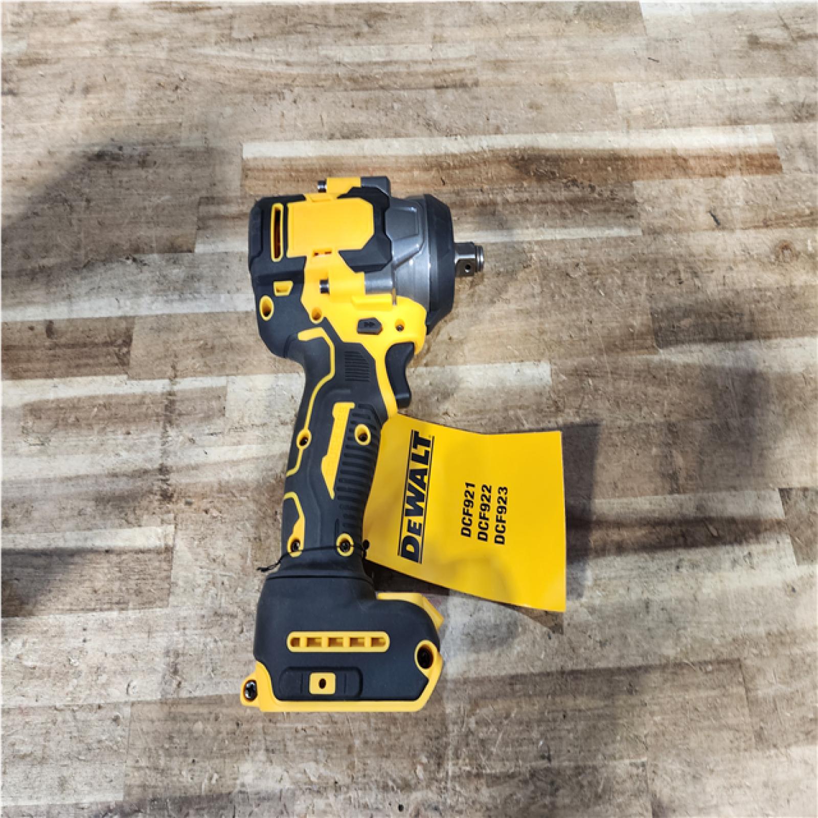 Houston Location AS-IS DEWALT ATOMIC 20V MAX Cordless Brushless 1/2 in. Variable Speed Impact Wrench (Tool Only)