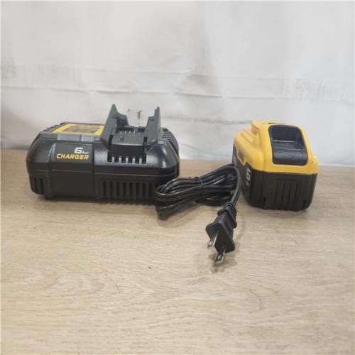 AS-IS- DEWALT 20V MAX Lithium-Ion 6.0 Ah Battery and Charger