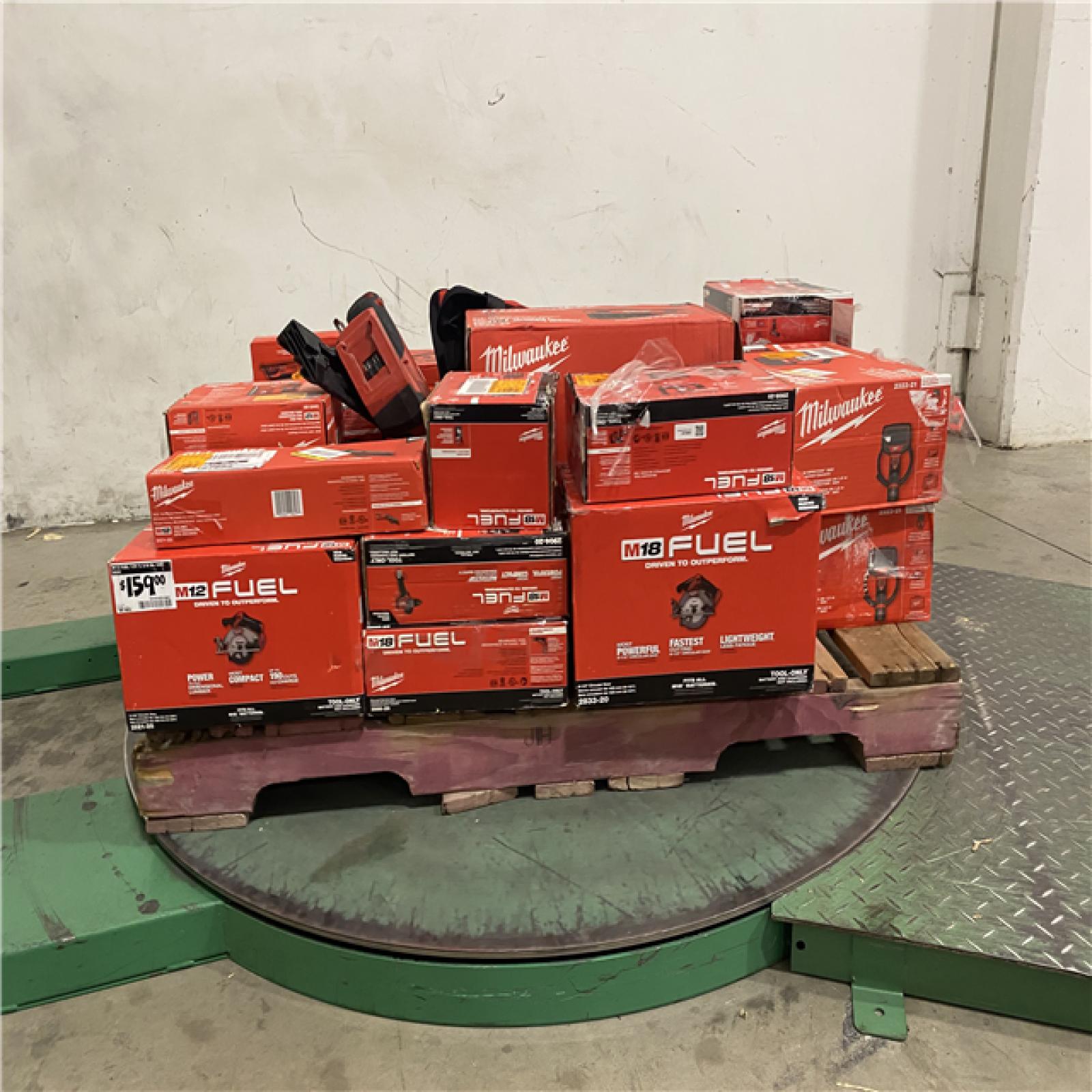 Dallas Location - As-Is MILWAUKEE Tool Pallet