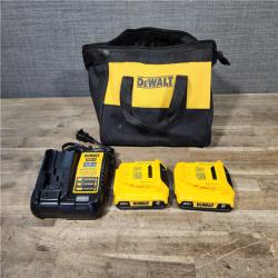 HOUSTON LOCATION - AS-IS DEWALT 2 TOOL COMBO KIT W/ (2) BATTERY & CHARGER