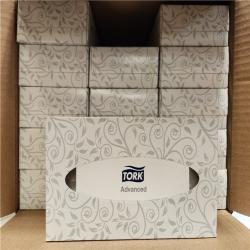 Phoenix Location NEW Tork Advanced Facial Tissue Flat Box White 15 Per Box Pallet (48-Boxes)