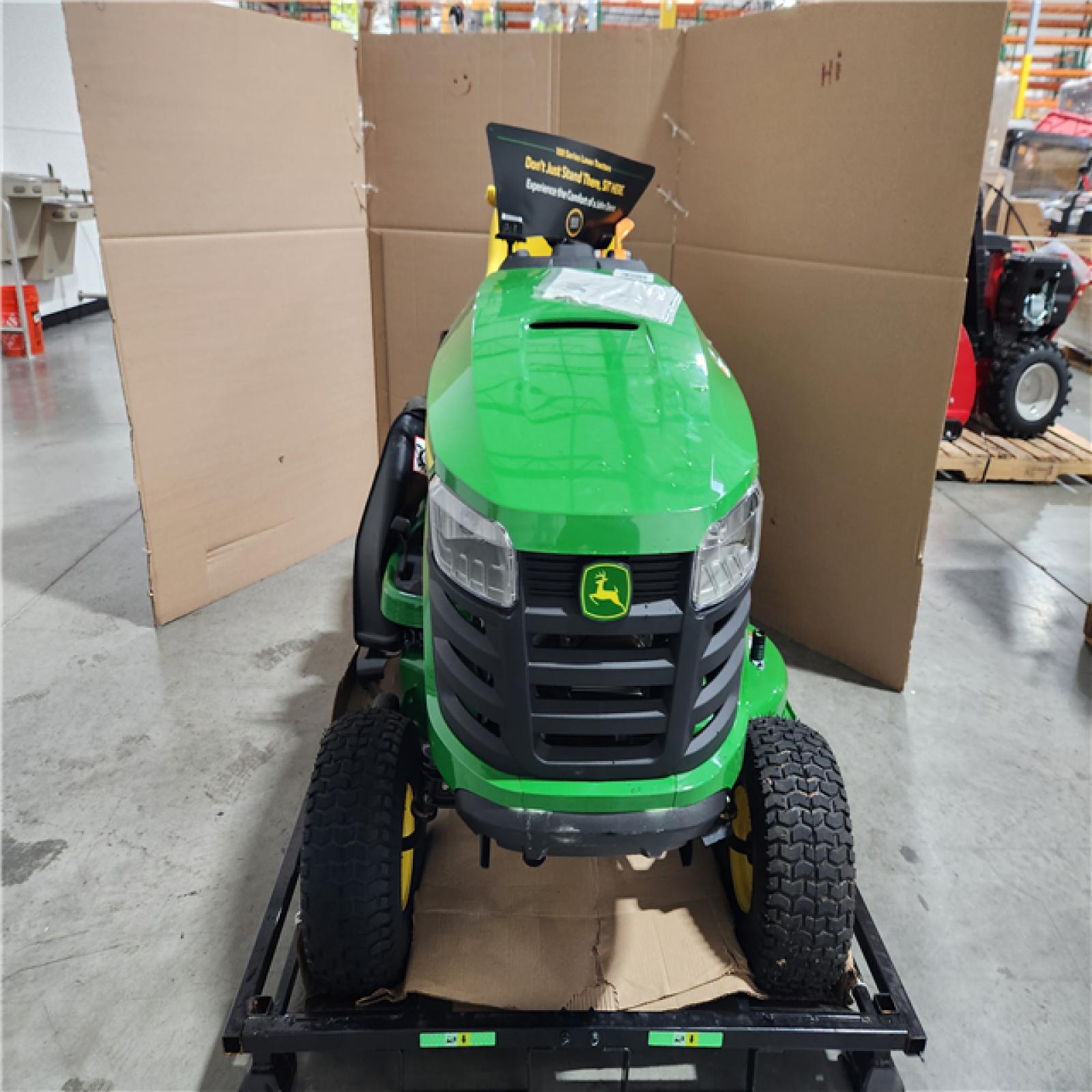 CALIFORNIA AS-IS JOHN DEERE S100 SIT DOWN MOWER