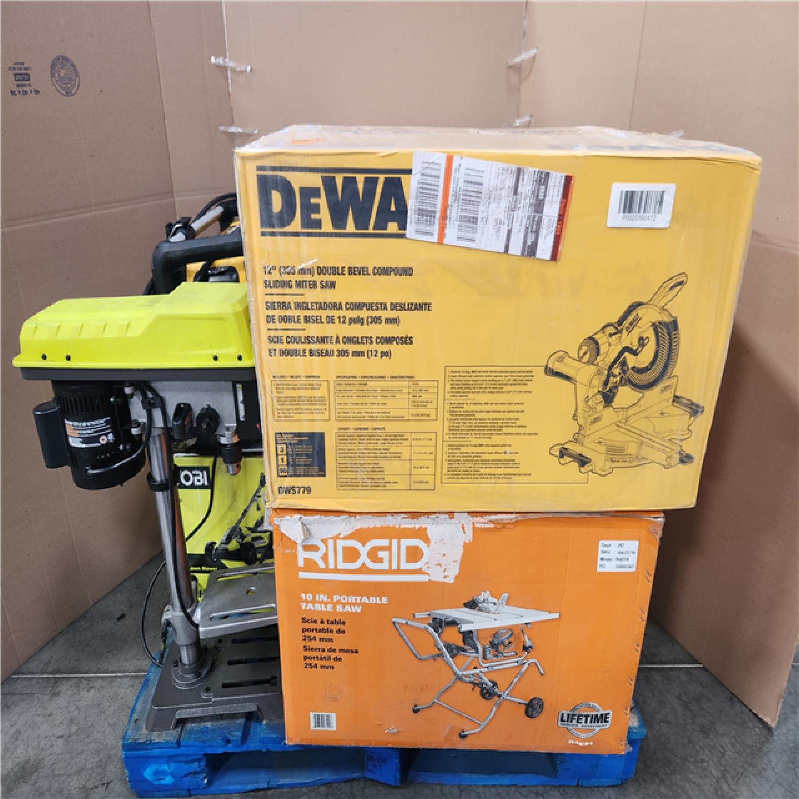 CALIFORNIA AS-IS TOOL PALLET