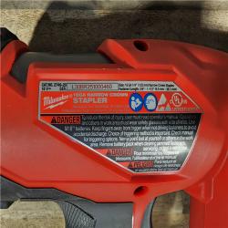 HOUSTON LOCATION - AS-IS MILWAUKEE FUEL 18V Cordless 18-Gauge 1/4 in. Narrow Crown Stapler (Tool-Only)