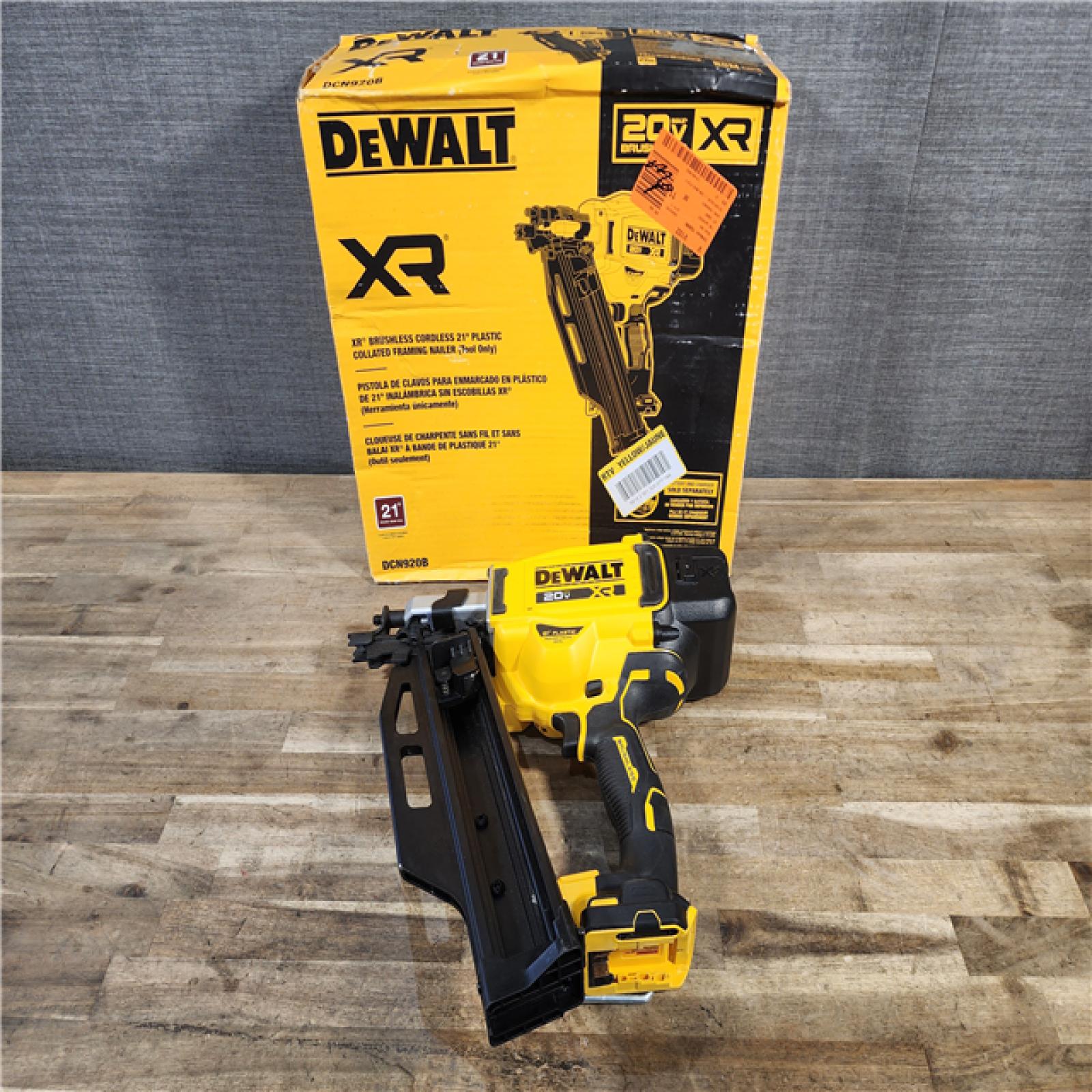 HOUSTON LOCATION - AS-IS DEWALT 20-Volt 21° Cordless Framing Nailer (Tool-Only)