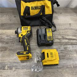 AS-IS DEWALT Atomic 20V Max Lithium-Ion Brushless Cordless Compact 1/4 in. Impact Driver Kit
