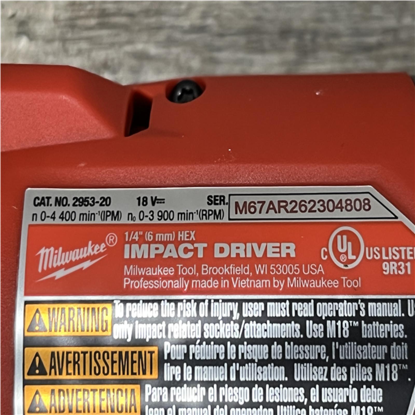 AS-IS Milwaukee FUEL 18V Lithium-Ion Brushless Cordless Hammer Drill and Impact Driver Combo Kit