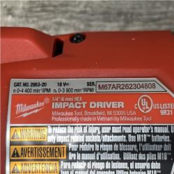 AS-IS Milwaukee FUEL 18V Lithium-Ion Brushless Cordless Hammer Drill and Impact Driver Combo Kit