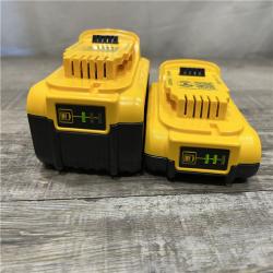 AS-IS DEWALT 20V MAX Lithium-Ion Battery Kit with 5.0Ah and 2.0Ah Battery and Charger
