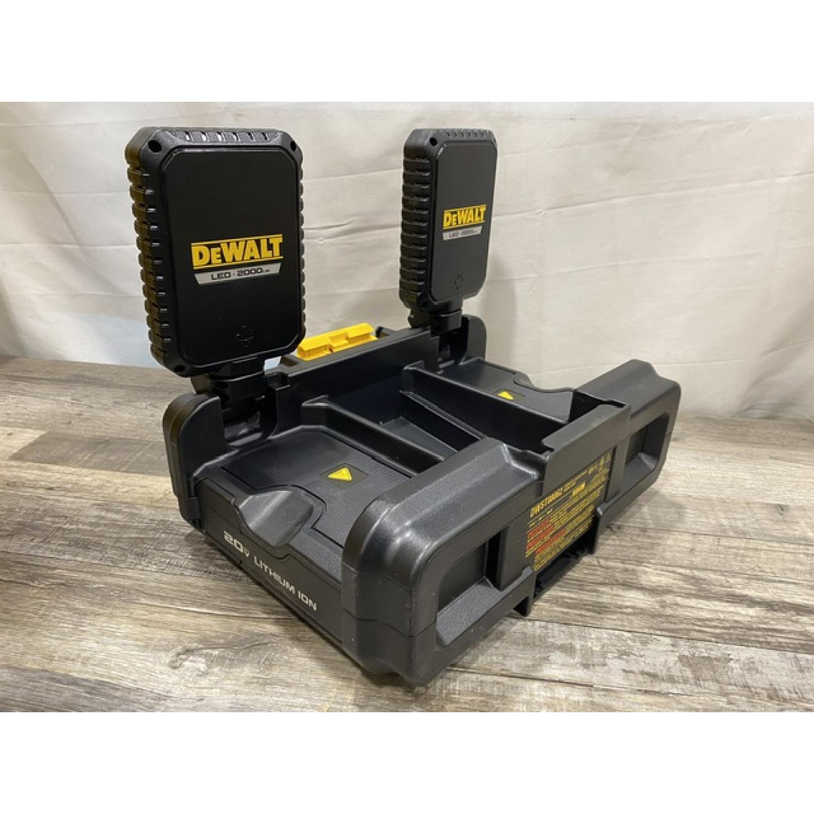 AS-IS DEWALT Tough System 2.0 Flex Volt 20V/60V Cordless LED Adjustable Work Light