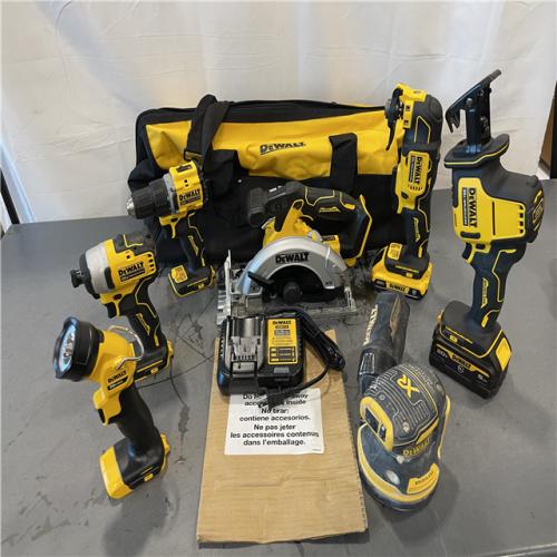 AS-IS - DEWALT 20-Volt MAX Lithium-Ion Cordless 7-Tool Combo Kit