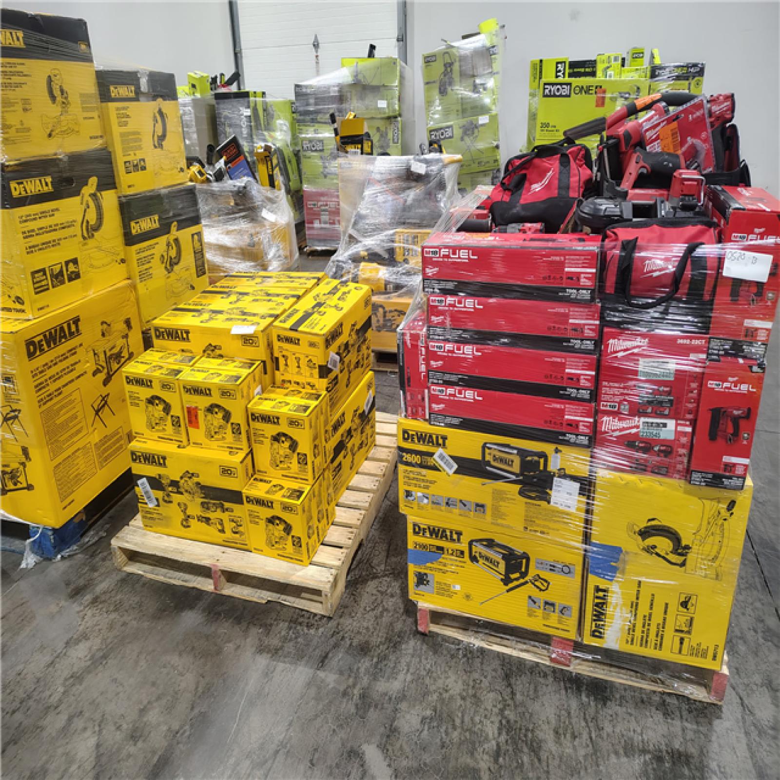 Pittston Location As-Is Power Tools Partial Truckload (14 Pallets) 0570-A