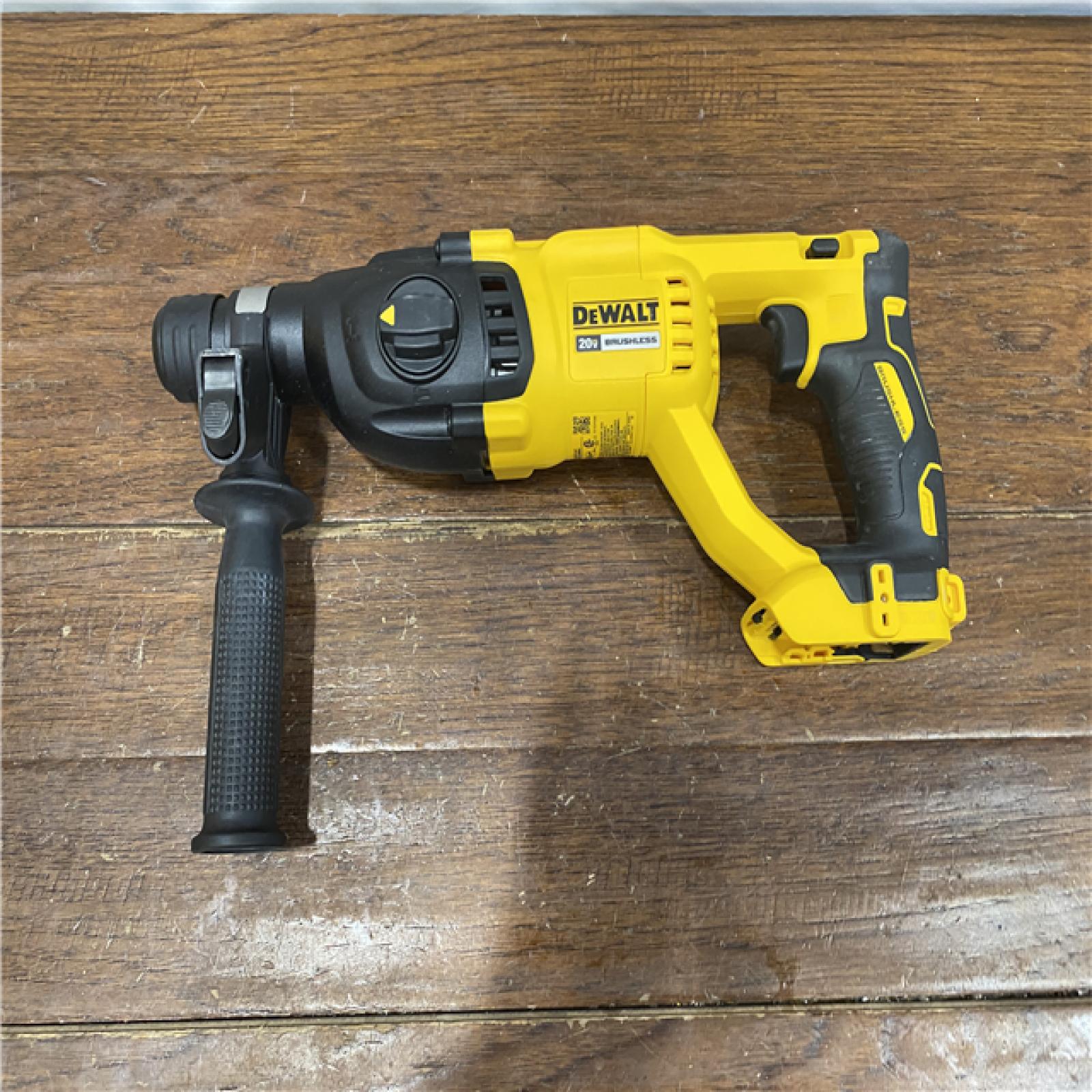 AS-IS DEWALT 20V MAX Cordless Brushless 1 in. SDS Plus D-Handle Concrete and Masonry Rotary Hammer (Tool Only)