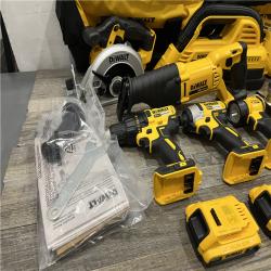 AS-IS DEWALT 20-Volt Max Lithium-Ion (10-Tool) Cordless Combo Kit