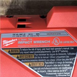 Houston Location AS-IS Milwaukee FUEL 18V Lithium-Ion Brushless Cordless 1/2 in. Impact Wrench with Friction Ring (Tool-Only)