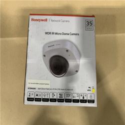 NEW - Honeywell HC35W25R3 35 Series 5MP IR Fixed Micro WDR IP Dome Camera  2.8mm Lens  White