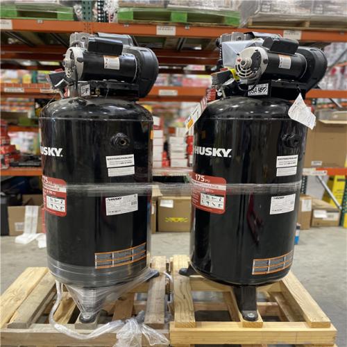 Dallas Location - As-Is Husky 60 Gal. 3.7 HP 175 PSI Electric Air Compressor( Lot Of 2)