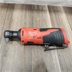 AS-IS- MILWAUKEE .38 in. M12 Cordless Ratchet (Tool-Only)