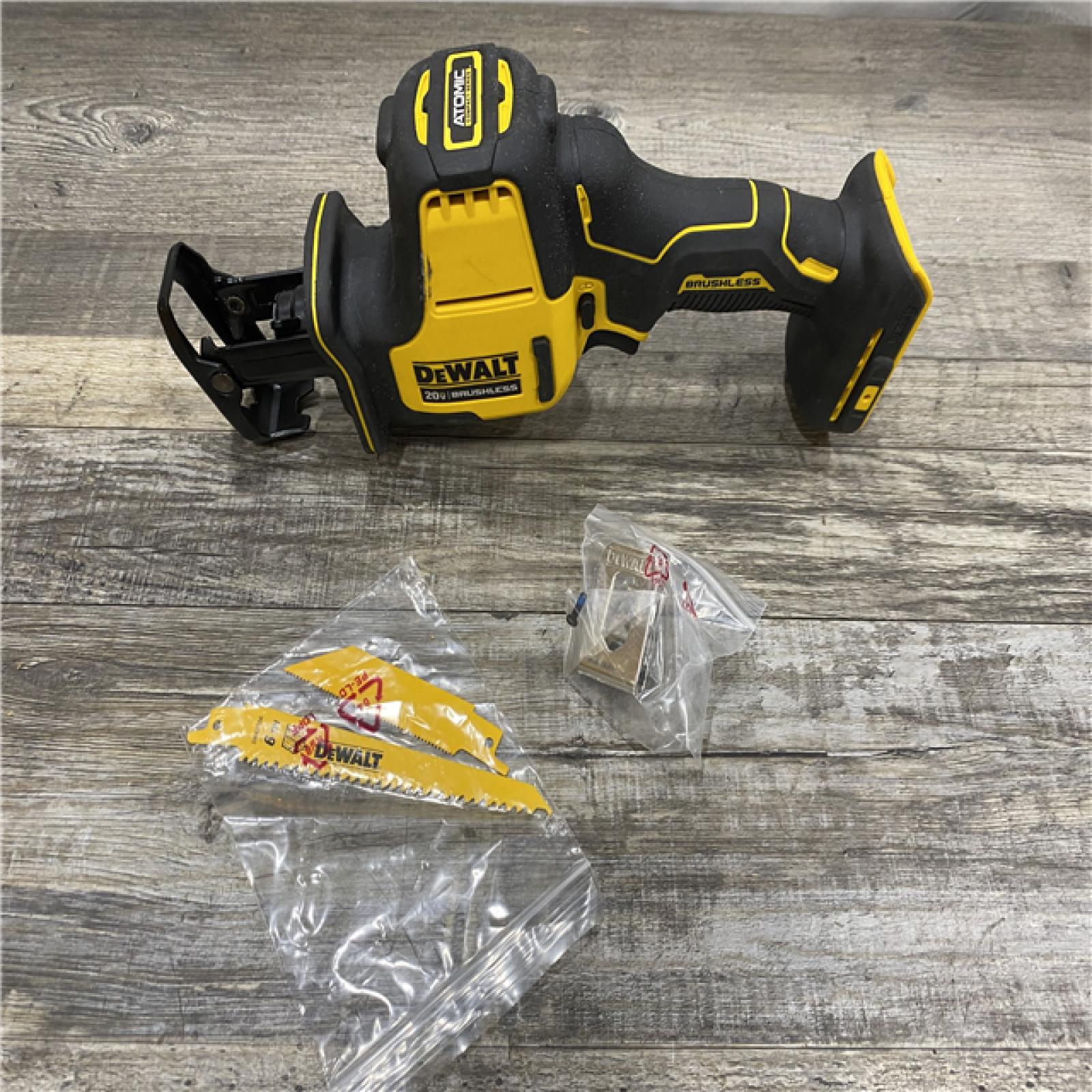AS-IS DEWALT ATOMIC 20V MAX Cordless Brushless Compact Reciprocating Saw (Tool Only)