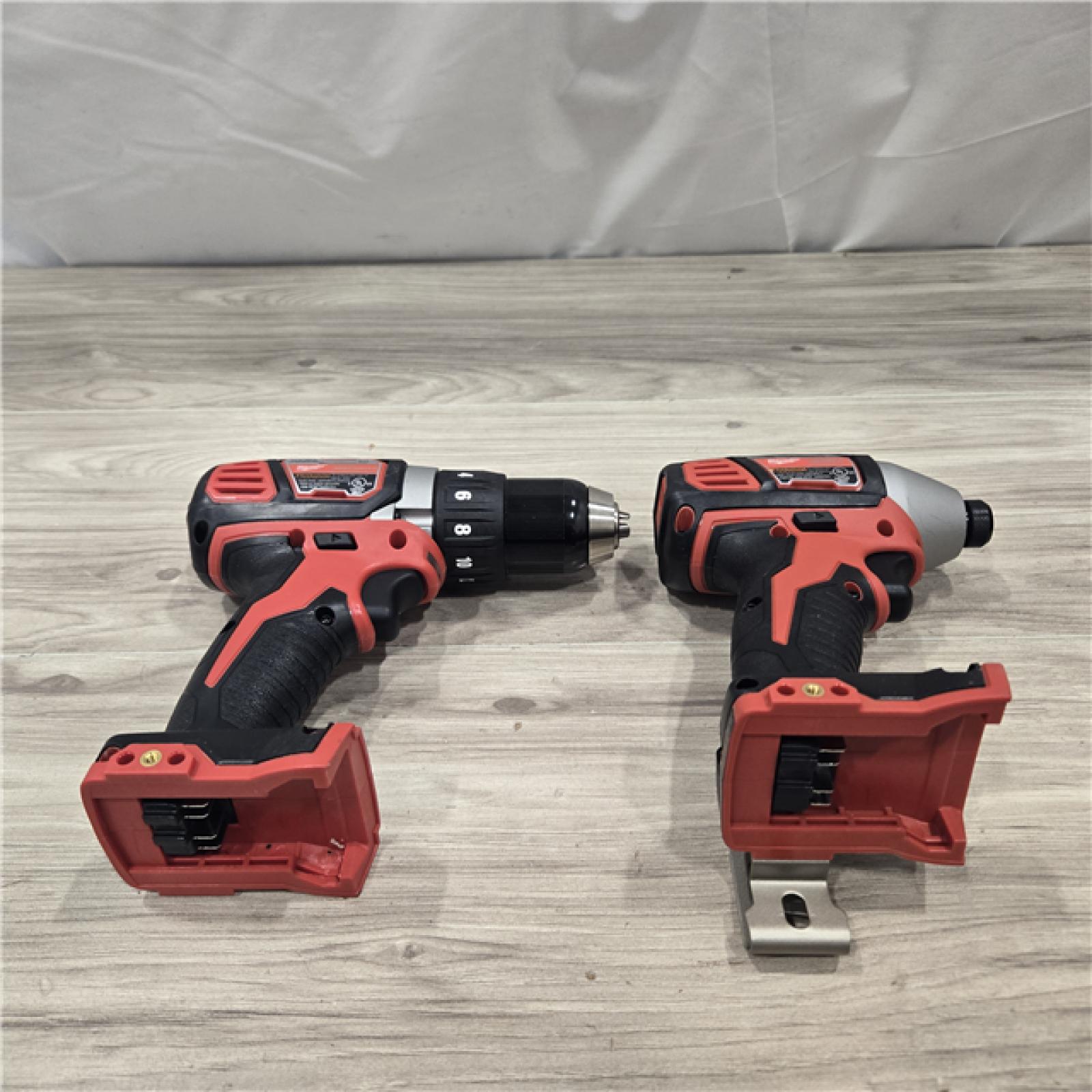 AS-IS Milwaukee 18V Cordless 2-Tool Drill/Driver and Impact Driver Kit