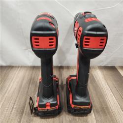 AS-IS- Milwaukee 18V Cordless Brushed 2-Tool Drill/Driver and Impact Driver Kit