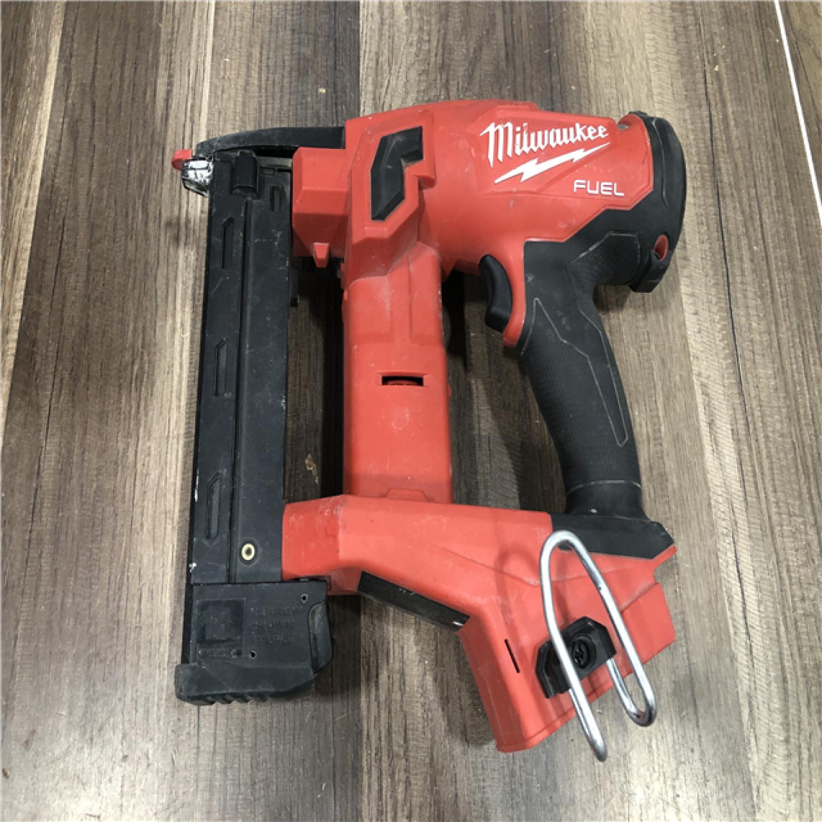AS-IS Milwaukee FUEL 18-Volt Lithium-Ion Brushless Cordless 18-Gauge 1/4 in. Narrow Crown Stapler (Tool-Only)