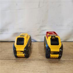 AS-IS- DEWALT FLEXVOLT 20V/60V MAX Lithium-Ion 6.0Ah Battery Pack (2 Pack)