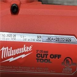 AS-IS Milwaukee FUEL 12V Lithium-Ion Brushless Cordless 3 in. Cut Off Saw (Tool-Only)