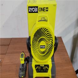 California NEW Ryobi One+ 18V 7.5 Bucket Top Misting Fan Kit  Includes (1) Battery & Charger