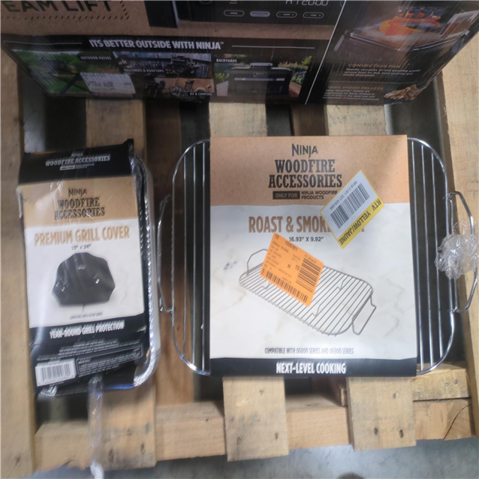 CALIFORNIA AS-IS NINJA WOOD FIRE OUTDOOR GRILL SMOKER