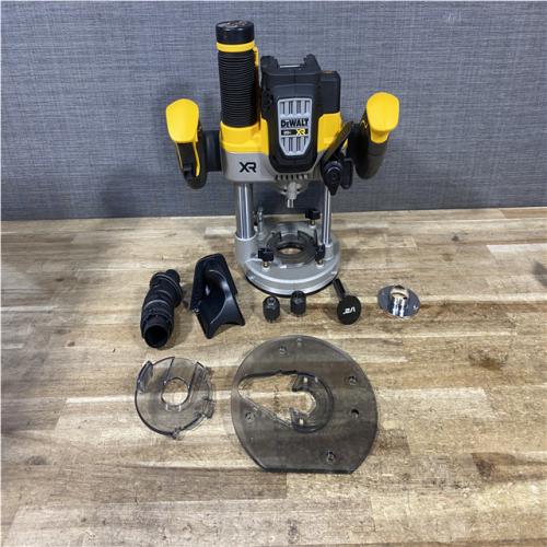 Houston Location AS-IS DEWALT 20V MAX XR 2-1/4 Peak HP Brushless Cordless Plunge Router (Tool Only)