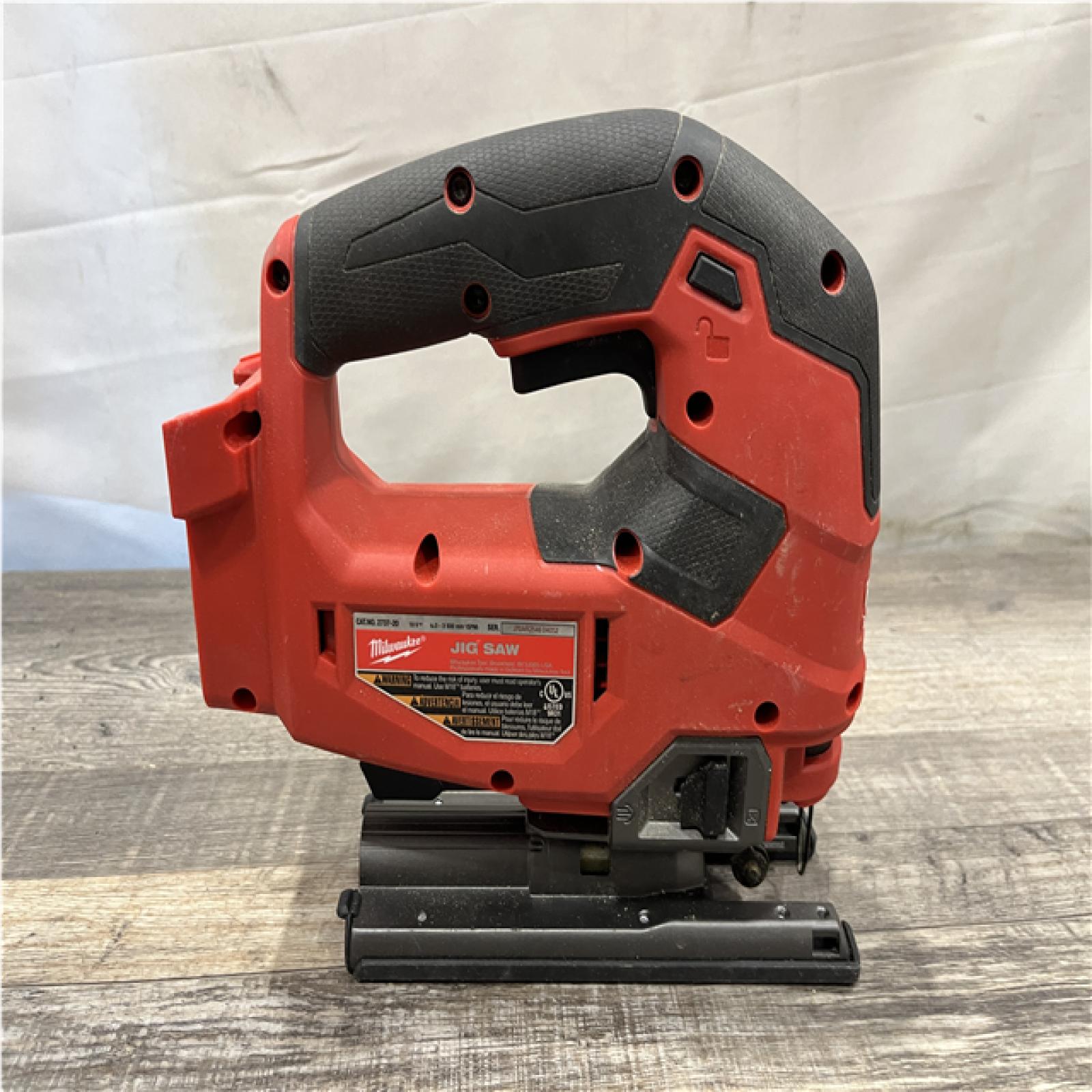 AS-IS Milwaukee FUEL 18V Lithium-Ion Brushless Cordless Jig Saw (Tool-Only)
