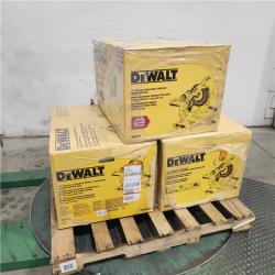 Dallas Location - NEW-  DEWALT 15 Amp Corded 12 in. Double Bevel Sliding Compound Miter Saw(Lot Of 3)