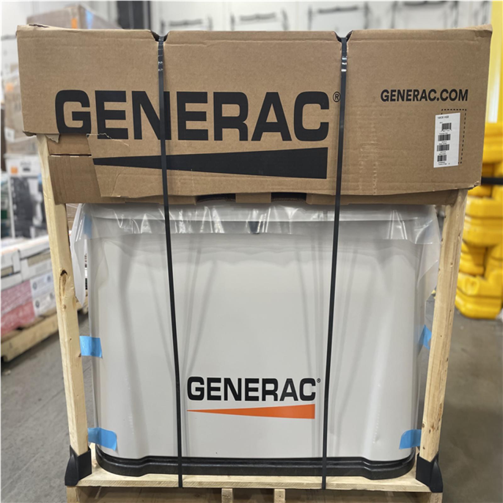 DALLAS LOCATION- GENERAC 14kW Air-Cooled Auto Start Natural Gas or Propane Whole House Generator and 200 Amp Transfer Switch