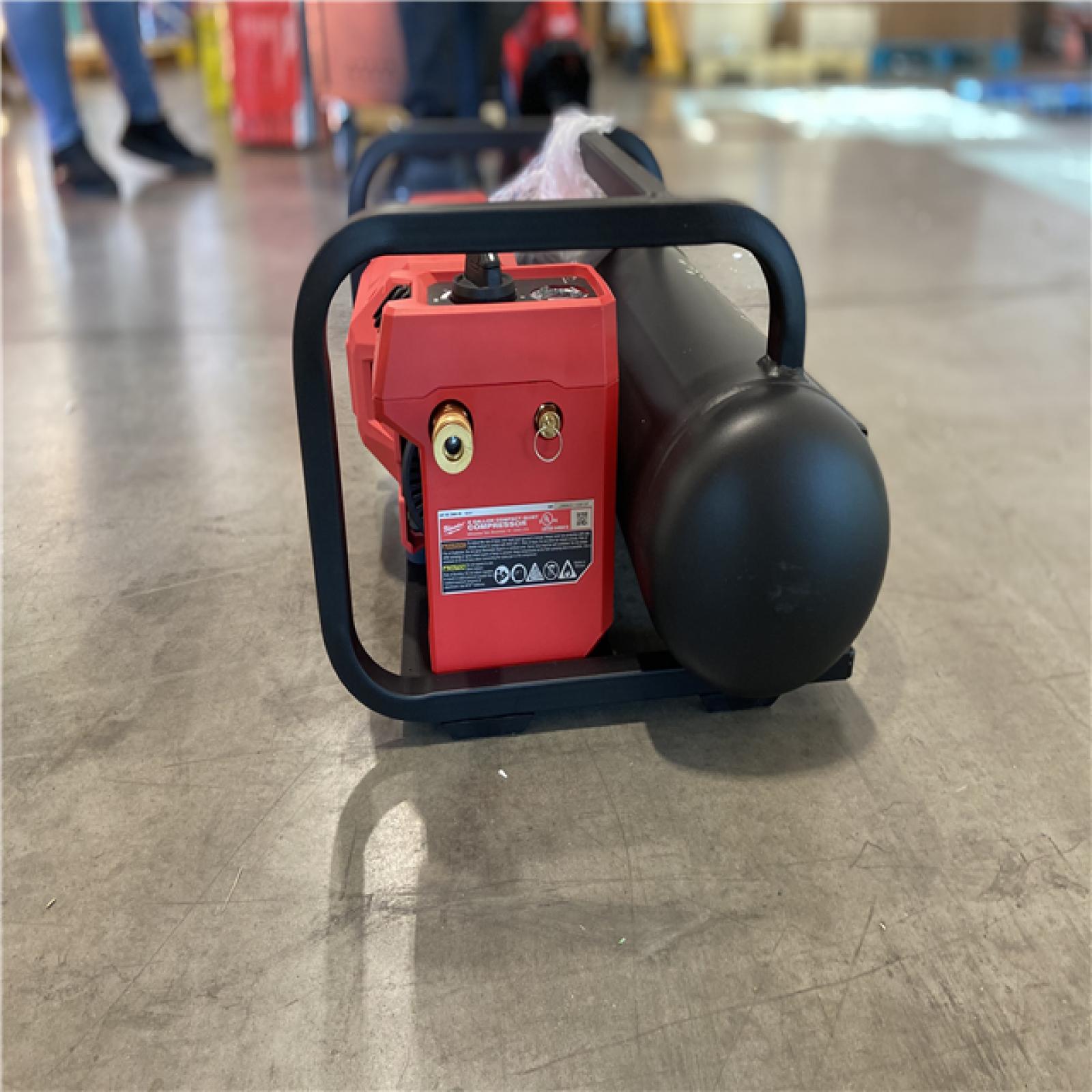 AS-IS- Milwaukee FUEL 18-Volt Lithium-Ion Brushless Cordless 2 Gal. Electric Compact Quiet Compressor (Tool-Only)