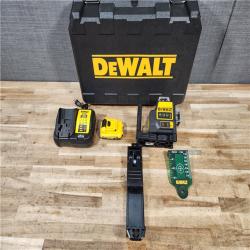 HOUSTON LOCATION - AS - IS DEWALT 12V MAX Lithium-Ion 100 ft. Green Self-Leveling 3-Beam 360 Degree Laser Level Kit