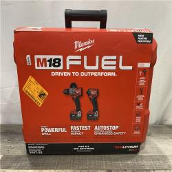 NEW - Milwaukee FUEL 18V Lithium-Ion Brushless Cordless Hammer Drill and Impact Driver Combo Kit