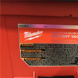 AS-IS Milwaukee FUEL PACKOUT 18-Volt Lithium-Ion Cordless 2.5 Gal. Wet/Dry Vacuum (Vacuum-Only)
