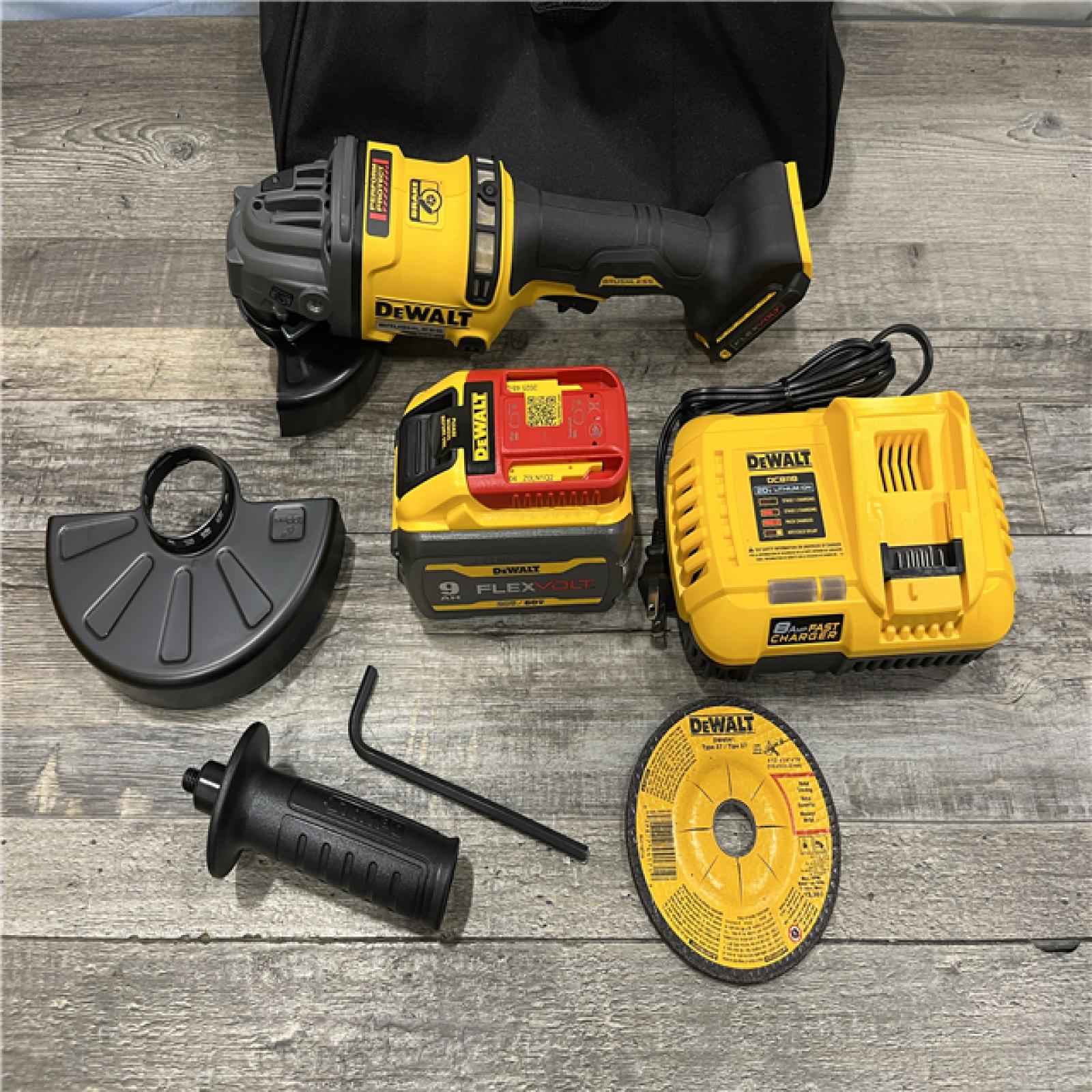 AS-IS DEWALT FLEXVOLT 60V MAX Cordless Brushless 4.5 in. - 6 in. Small Angle Grinder Kit