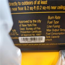 Phoenix NEW DEWALT 135 000 BTU Yellow Forced Air Kerosene Outdoor Space Heater with Multi-Fuel Compatibility